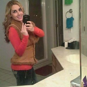 Faux Fur/suede vest